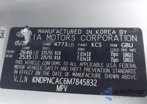 2021 Kia Sportage Ex from USA, damaged, VIN KNDPNCAC6M7845832